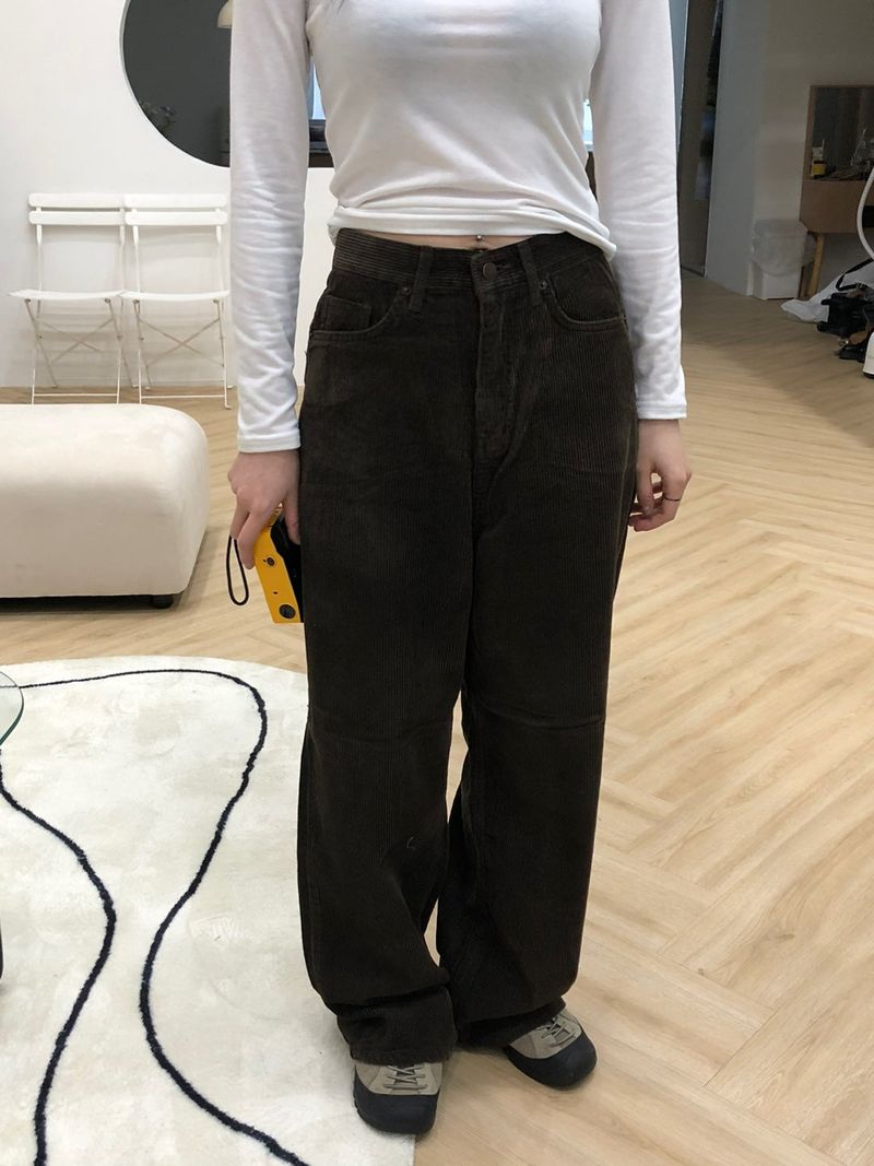 Calia wide corduroy pants