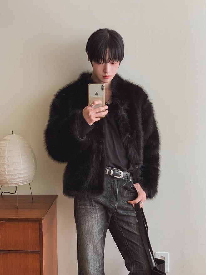 Cudi Over Fur Jacket