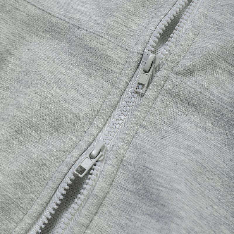 MUCENT DENVER 2-WAY CROP HOOD ZIP-UP WOMEN (Black, Gray)