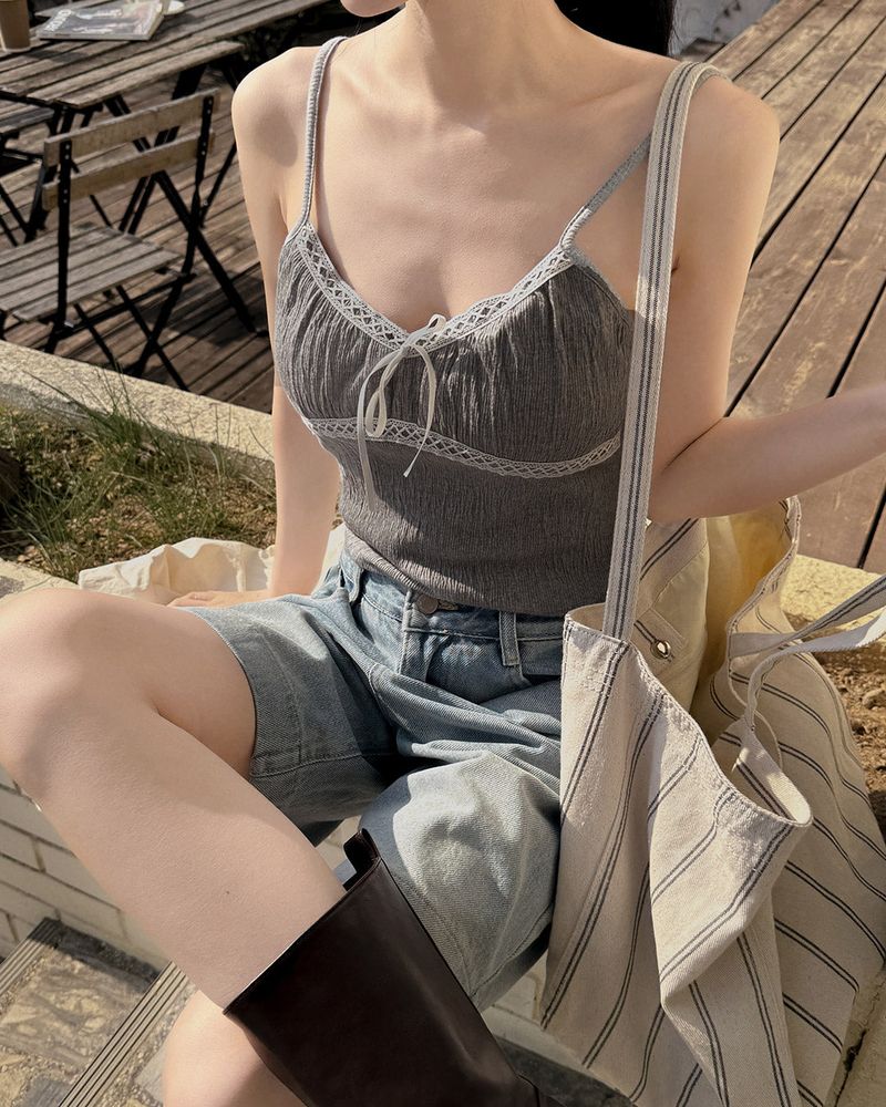 MAYBINS（メイビンス）の「Rubby lace sleeveless（Tops）」
