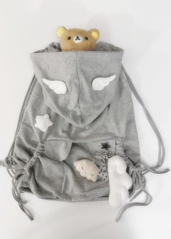 myorang（ミョラン）の「[MD PICK] ベアフードバックパック (2color)（バッグ）」