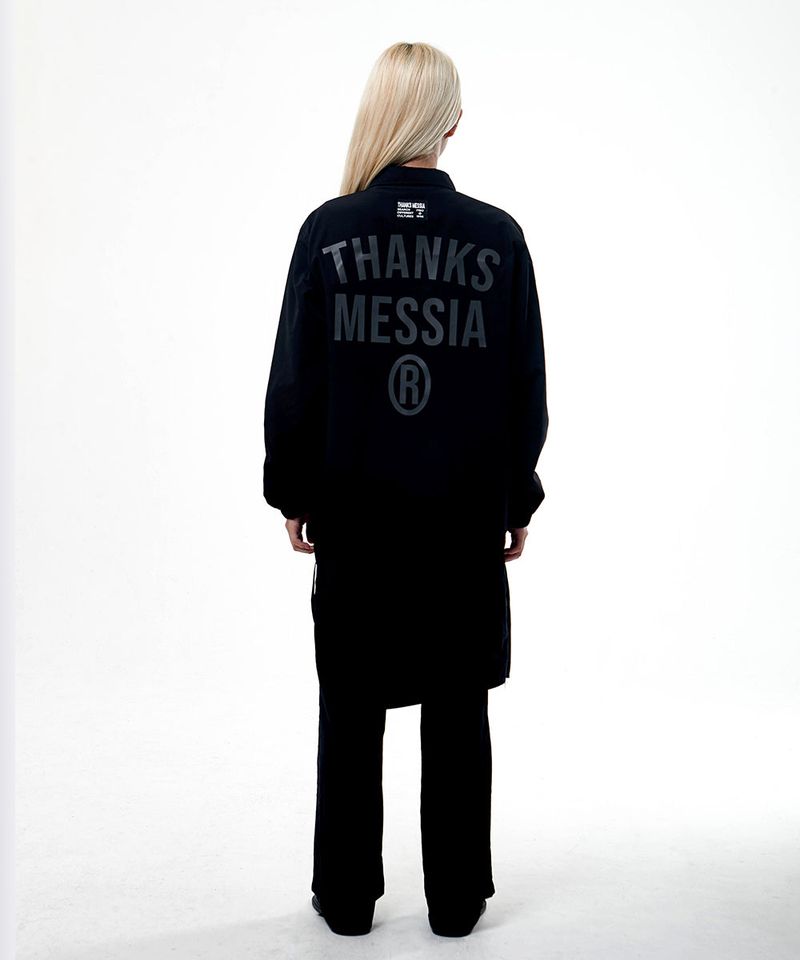 ARCH LOGO COACH JACKET-BLACK