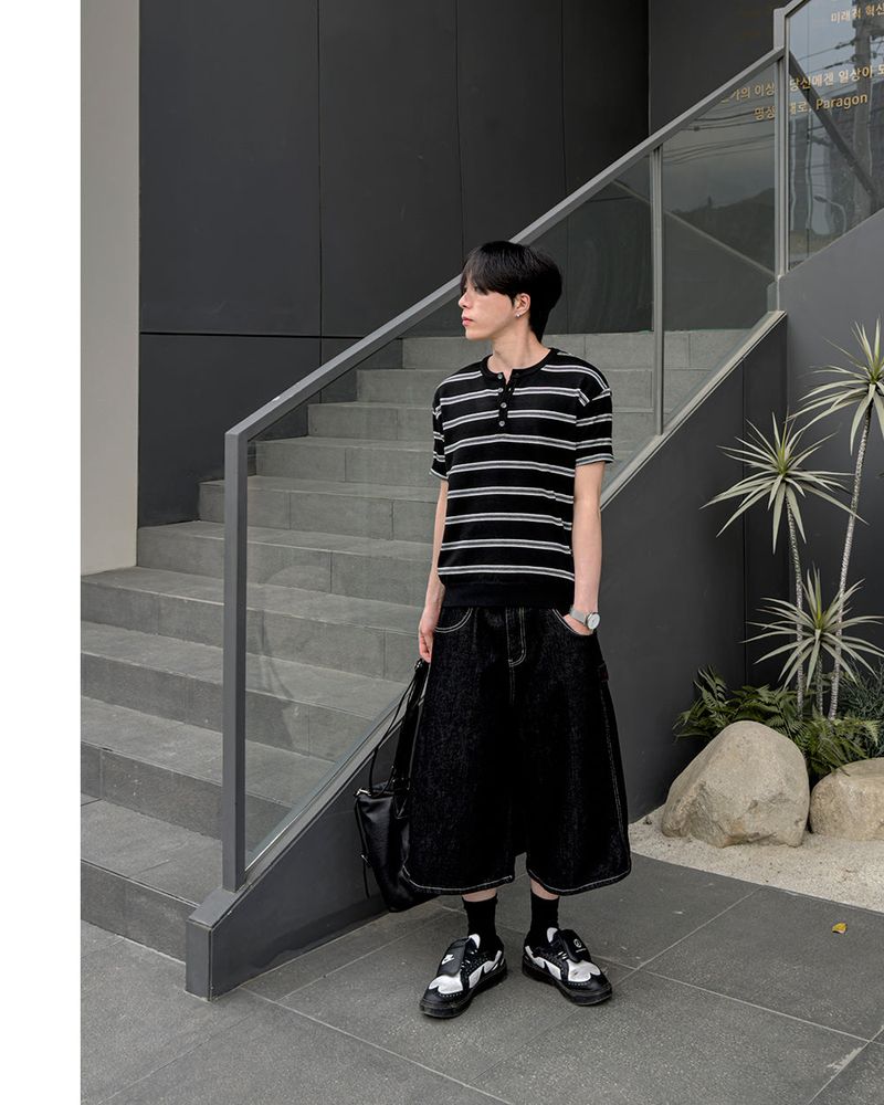 Kyle Selvedge Bermuda Denim Pants