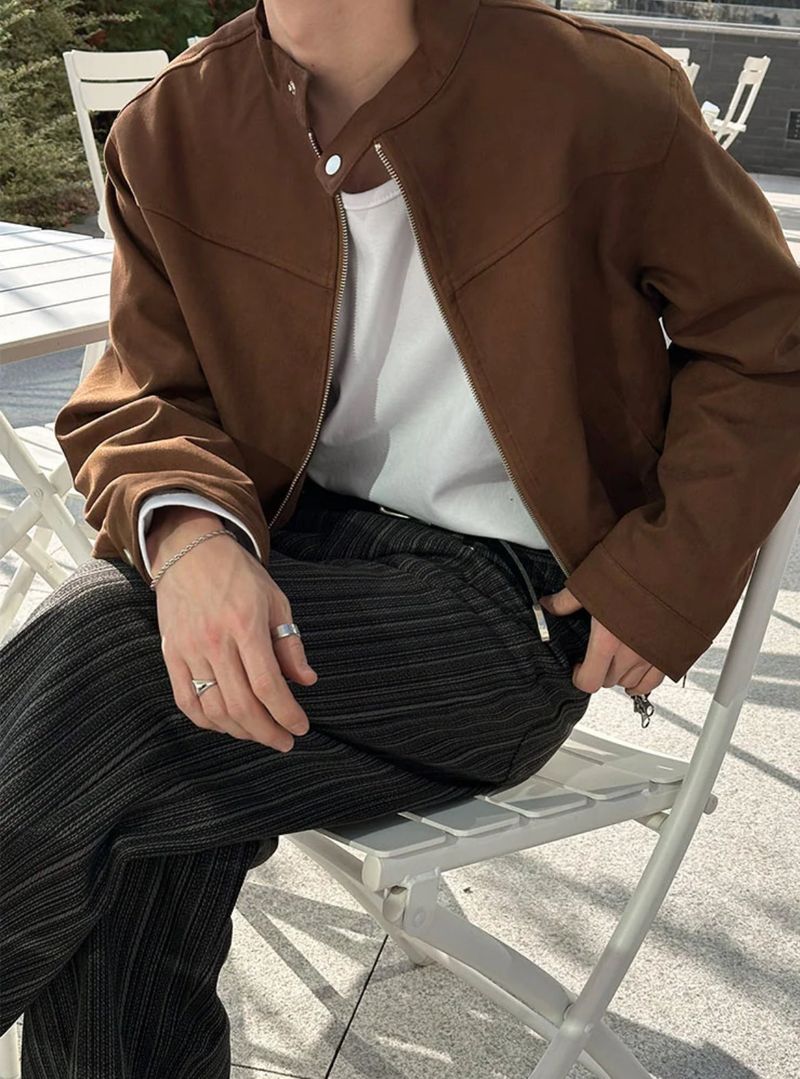 [F/W] Suede standard jacket(2color)