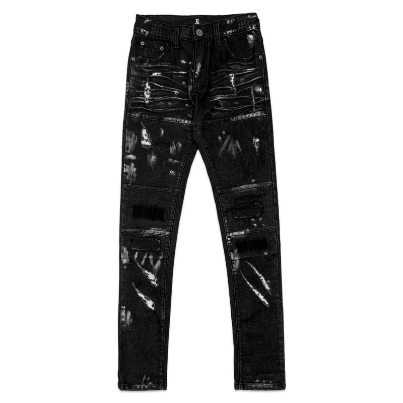 TZWORLDWIDE（トレッズワールドワイド）の「TZドリルダーティデニム - ブラック（パンツ）」
