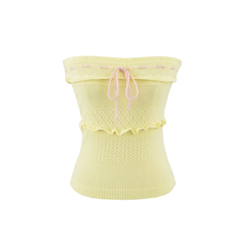 Nover Ribbon Knit Top