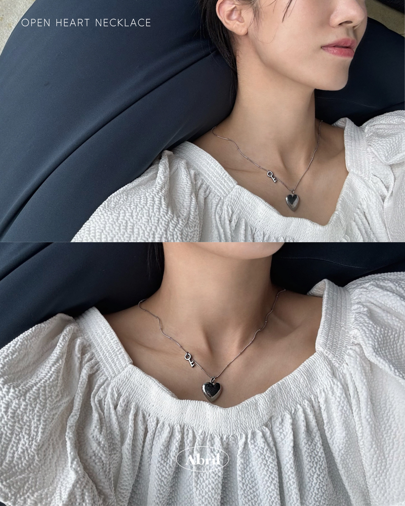 Open Heart Necklace