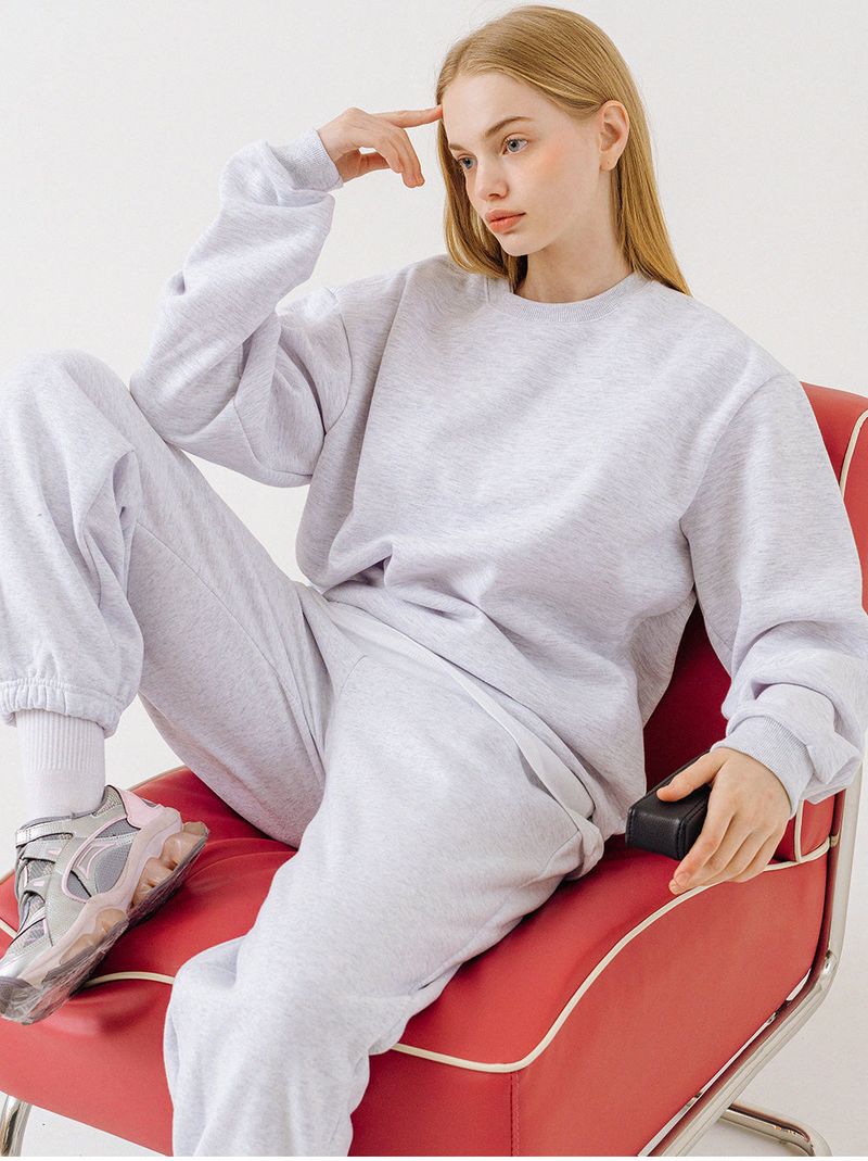 PLAIN BANDING JOGGER PANTS