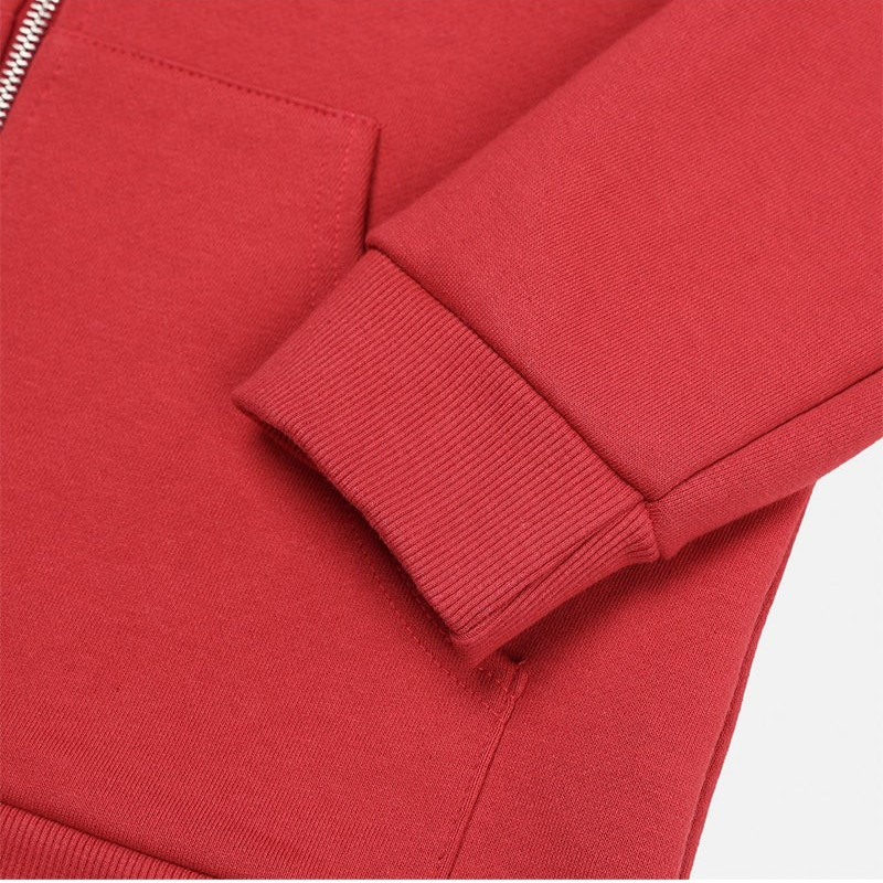 [CROP ITEM] クロップマッスルフィットフードジップアップ(3color)