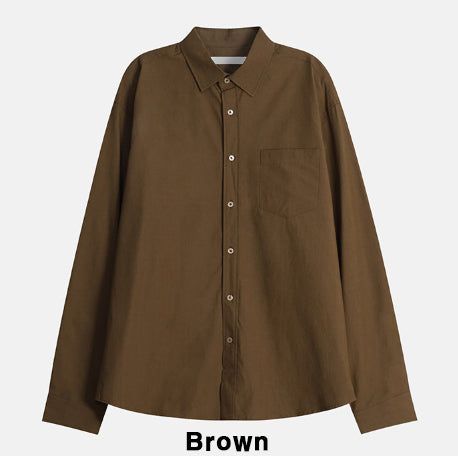 ノッキングクラシックロングスリーブシャツ