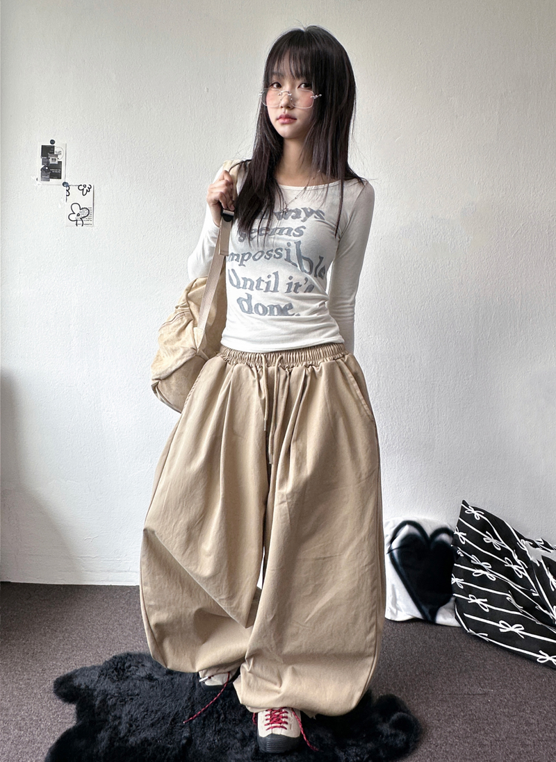 Treaty Multi String Cotton Long Pants 5 Colors