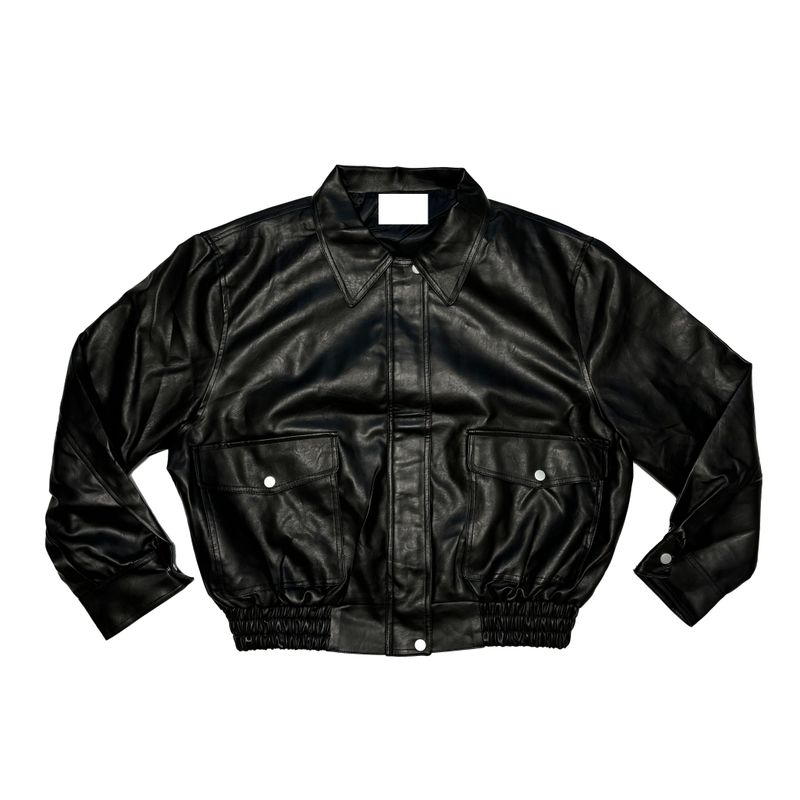 Humming leather jacket
