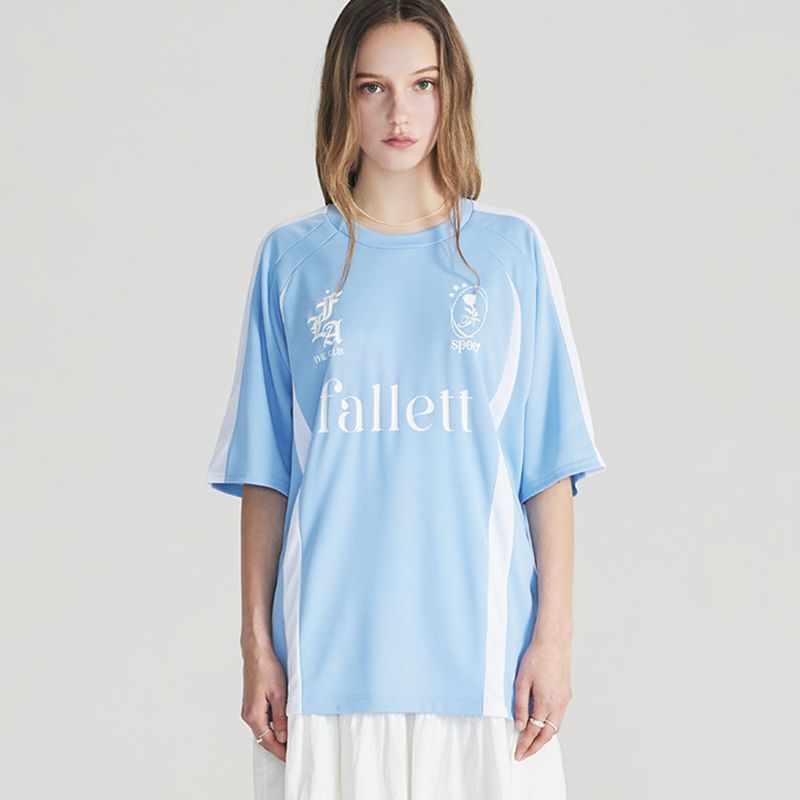 FALLETT（ファレット）の「SPORTS CLUB FOOTBALL JERSEY SKY BLUE（Tops）」