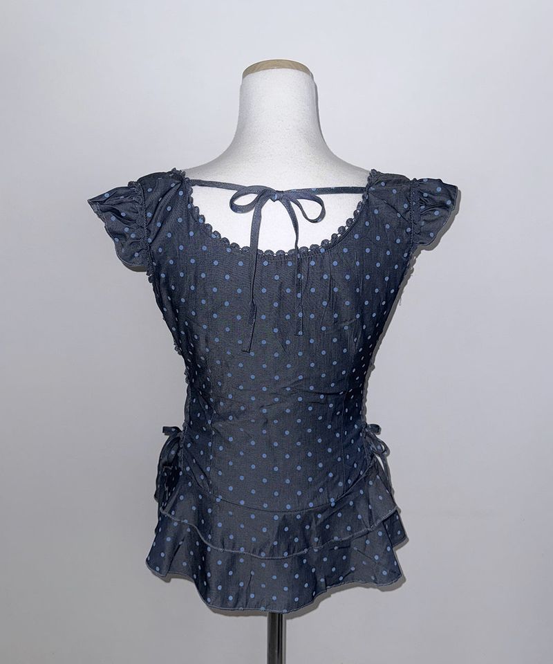 Bless Frill Blouse (2colors)
