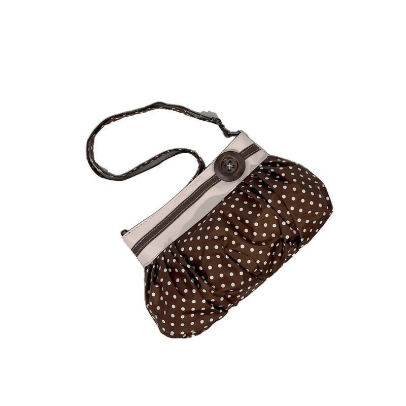 Della Dot Button Bag