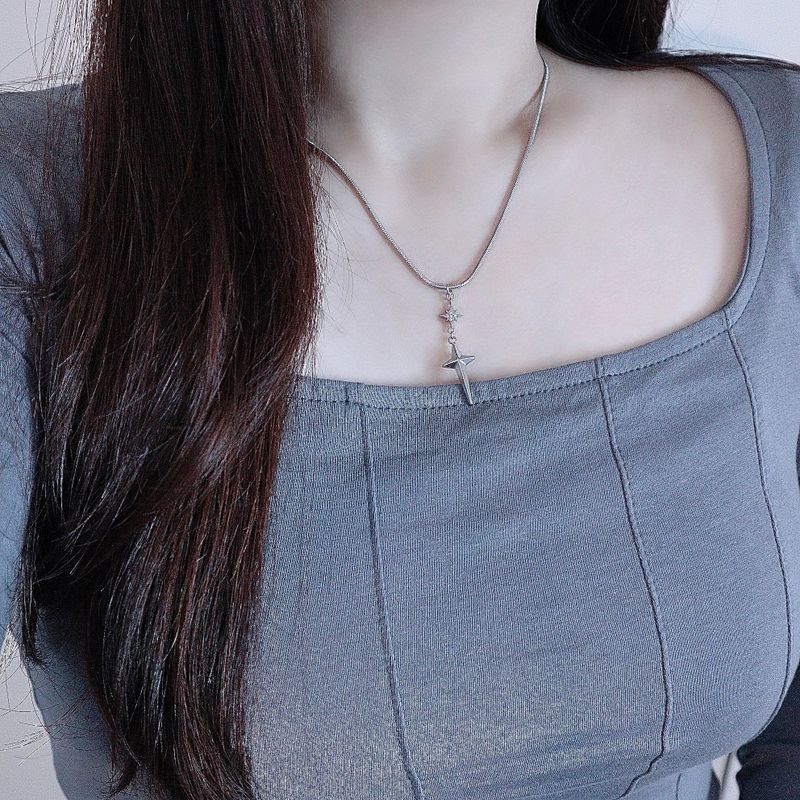 Shiny Cross Necklace