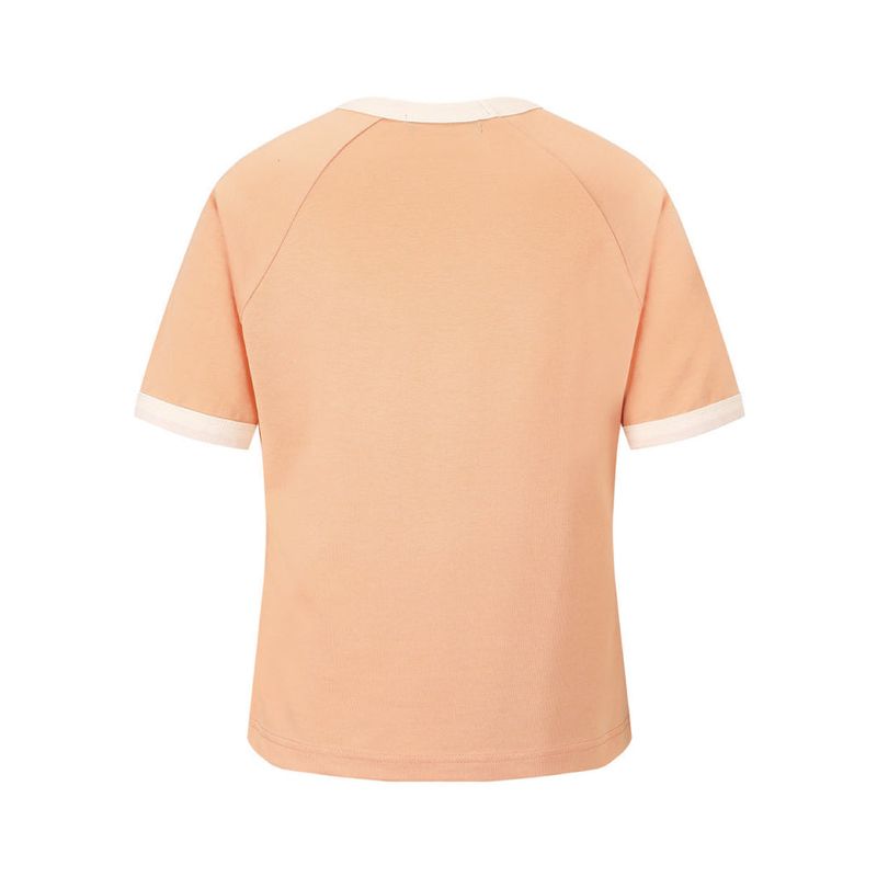 アートワークラグランショートスリーブTシャツ (サーモン)