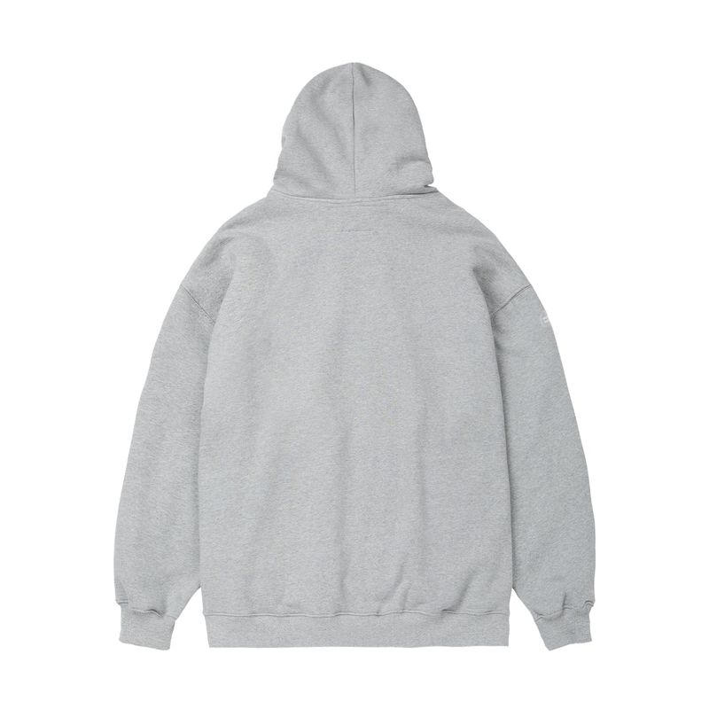 Side Logo 2Way Hood Zip-Up_Melange