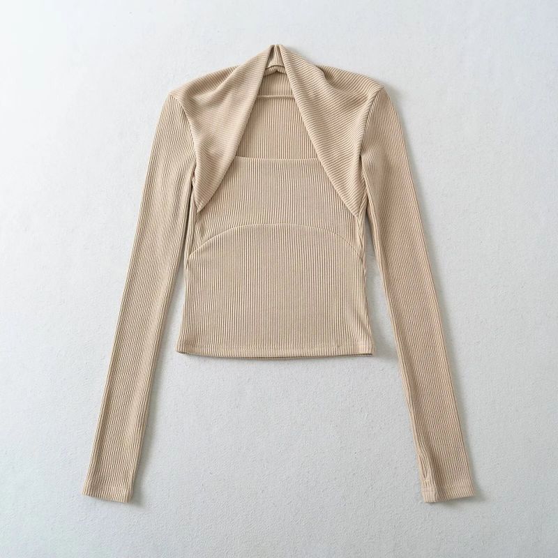 Nieve Sculpted Neckline Knit