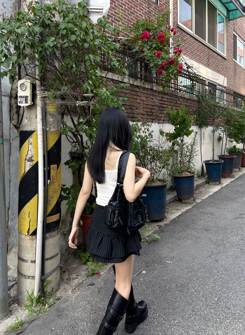 Kitchen Dot Pixel Lace Sleeveless