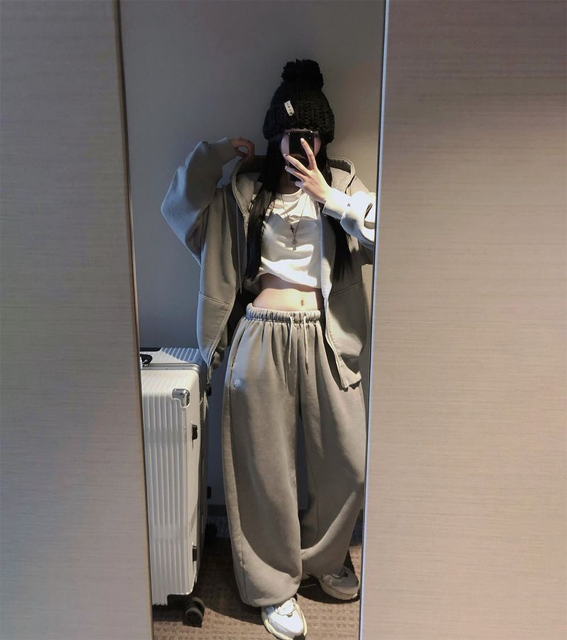 [BELLIDE MADE] Ritz, BACK RAISED PIGMENT WIDE TRAINING PANTS