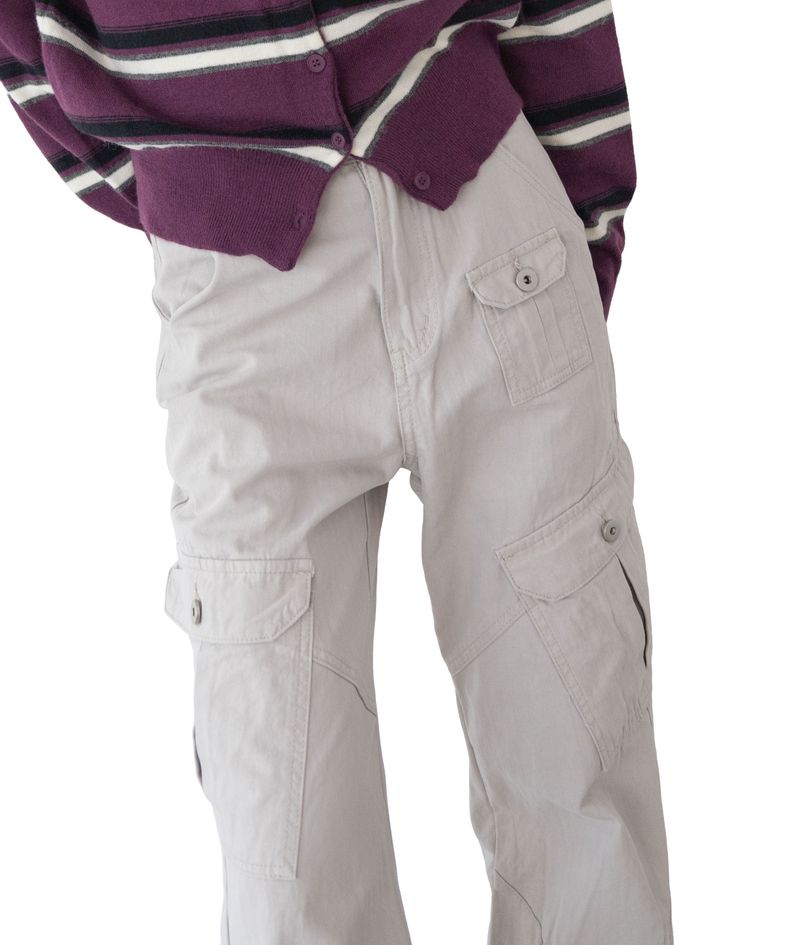 Marble Flare Work Pants