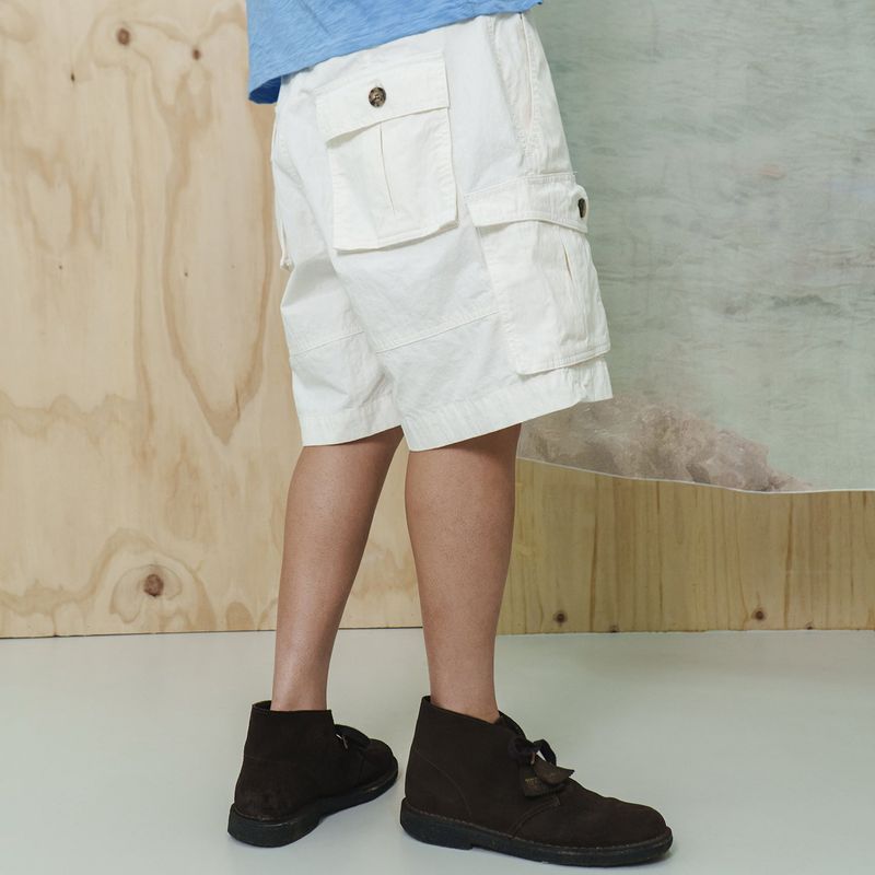 Issue cargo shorts / White