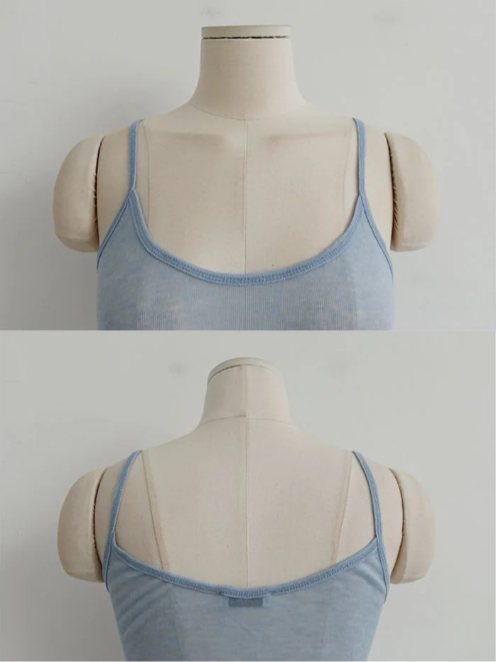 SUNKISS RIBBED CAMI TOP(2COLORS!)