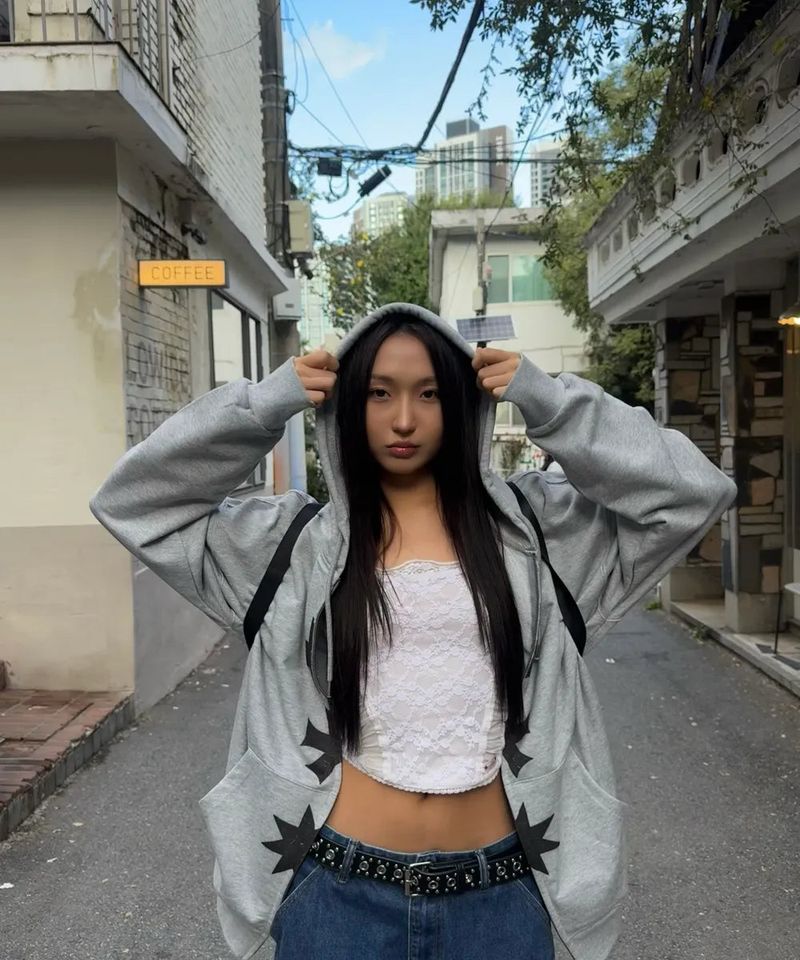 MM THREE LOGO 2WAY ZIP-UP (2 COLORS)