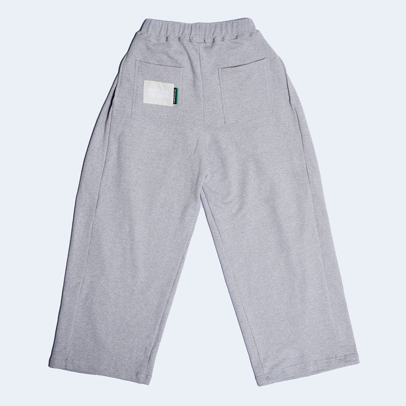 DAMP WIDE FIT TWO-TUCK PLEAT SWEAT PANTS