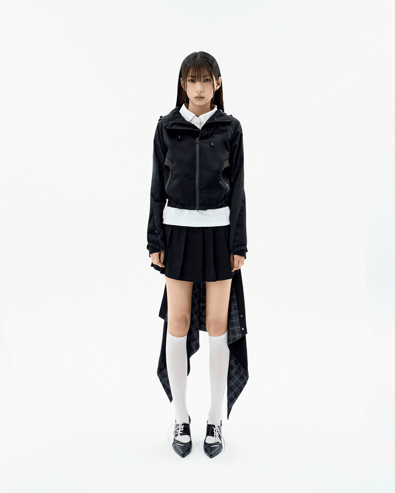 ojos（オホス）の「Multipanel Pleats Skirt / Black（Skirts）」