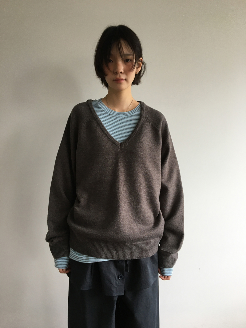 Tie Stripe Long Sleeve (2color)