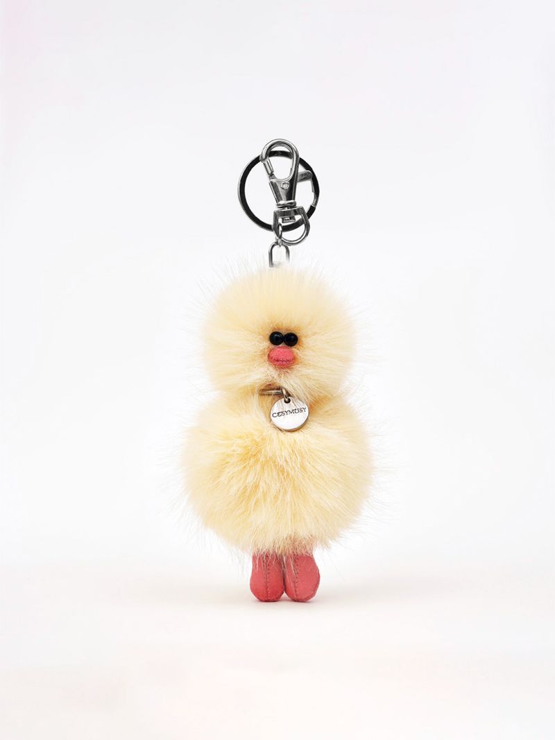 Cosymosy Mini Bird Keyring -  Lemon