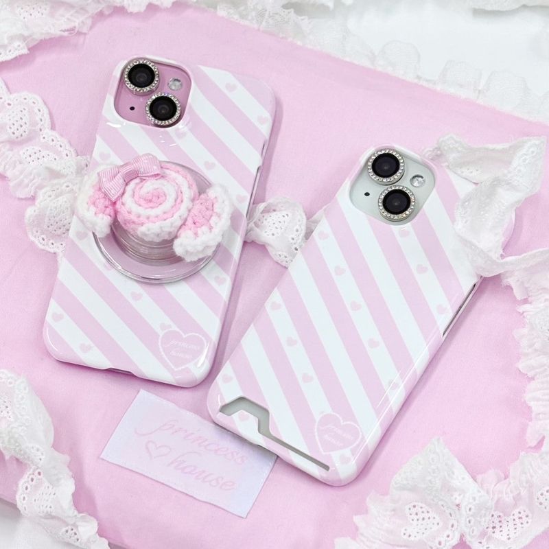 Candy stripe phone case - cardhard