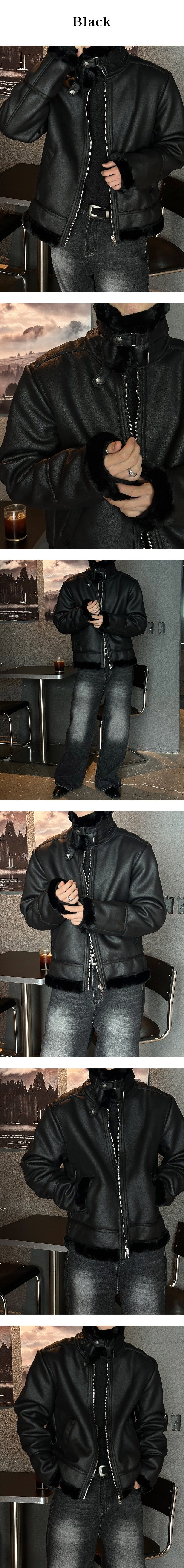 [F/W] Bigun leather fur mustang(2color)