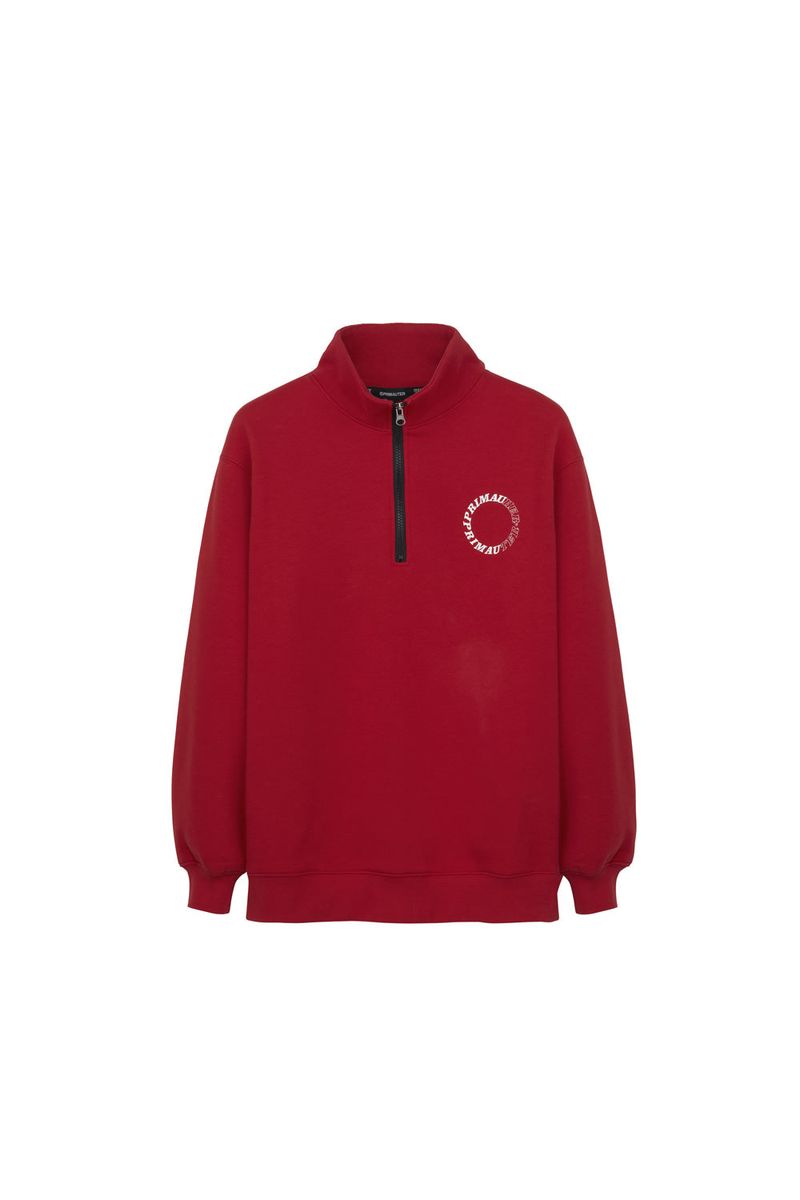 Round Hurter Crewneck Half Zip-Up