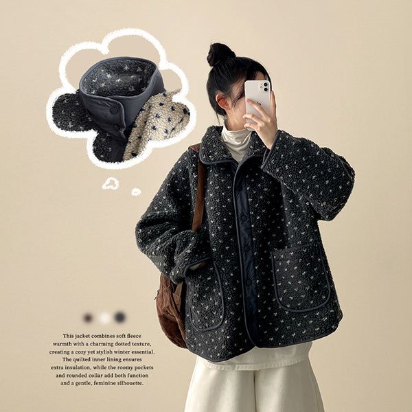 hijjoo（ハイチュー）の「O'Fle Heart Dumble Soft Pockets High-Neck Jumper（Jackets/Outerwear）」