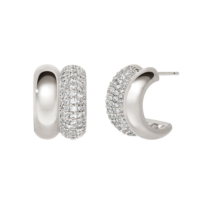 J.Gracelet（ジェイグレイスレット）の「Double パヴェピアス（アクセサリー）」