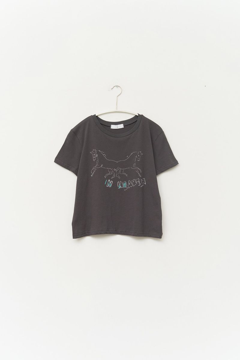(W) Pony Printed Top