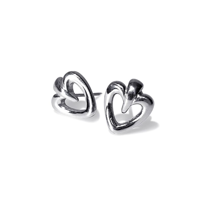 SMALL HEART TARGET EARRING