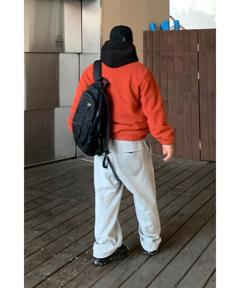 [Sweat ver.] Belt curve pants