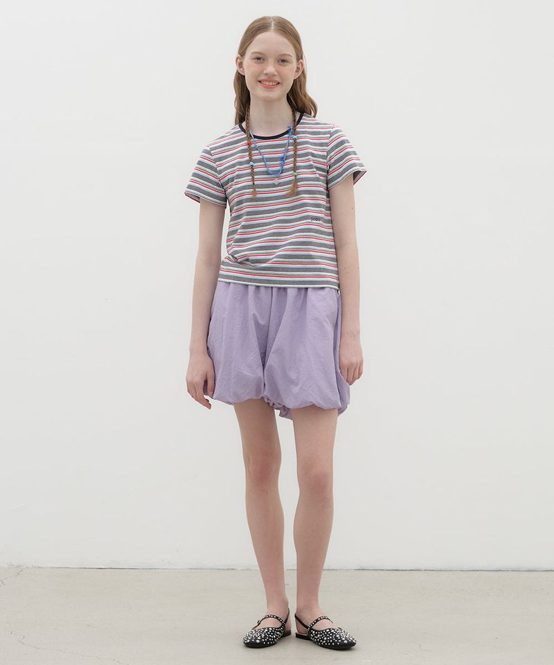 Nylon Balloon Shorts - Light Purple