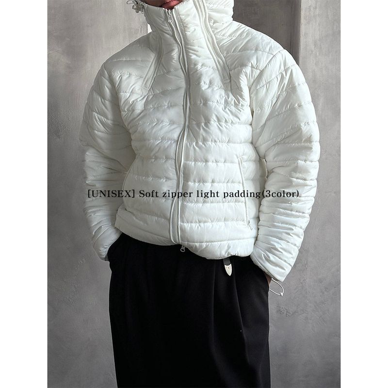 LAURANT（ロラン）の「[UNISEX] Soft zipper light padding(3color)（Jackets/Outerwear）」
