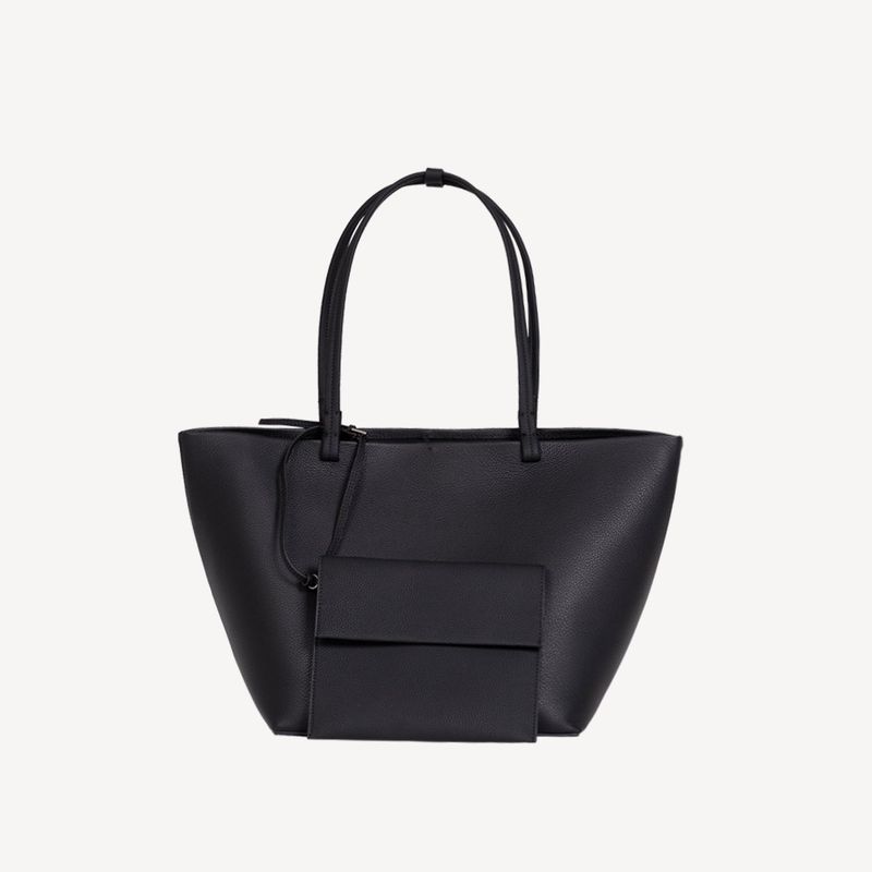 REAL LEATHER SHOPPER BAG
