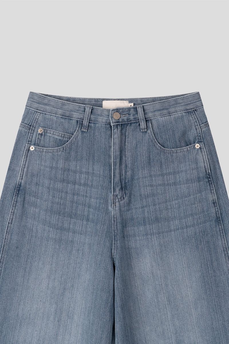 Martin Striped Wide Denim