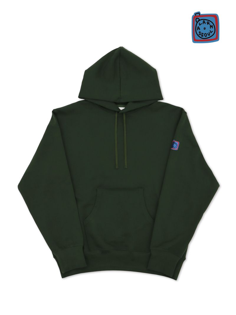 ALARM OVERFIT HOODIE GREEN_UNISEX