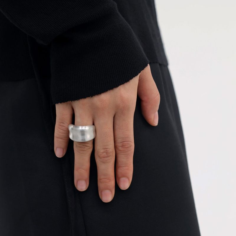 studio HAE(スタジオヘ)の「【MADE】 Curve ring matt(Accessories)」