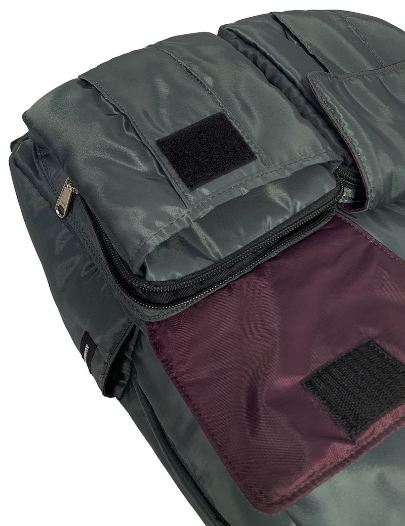 Padded Cargo Pocket Backpack (Khaki)
