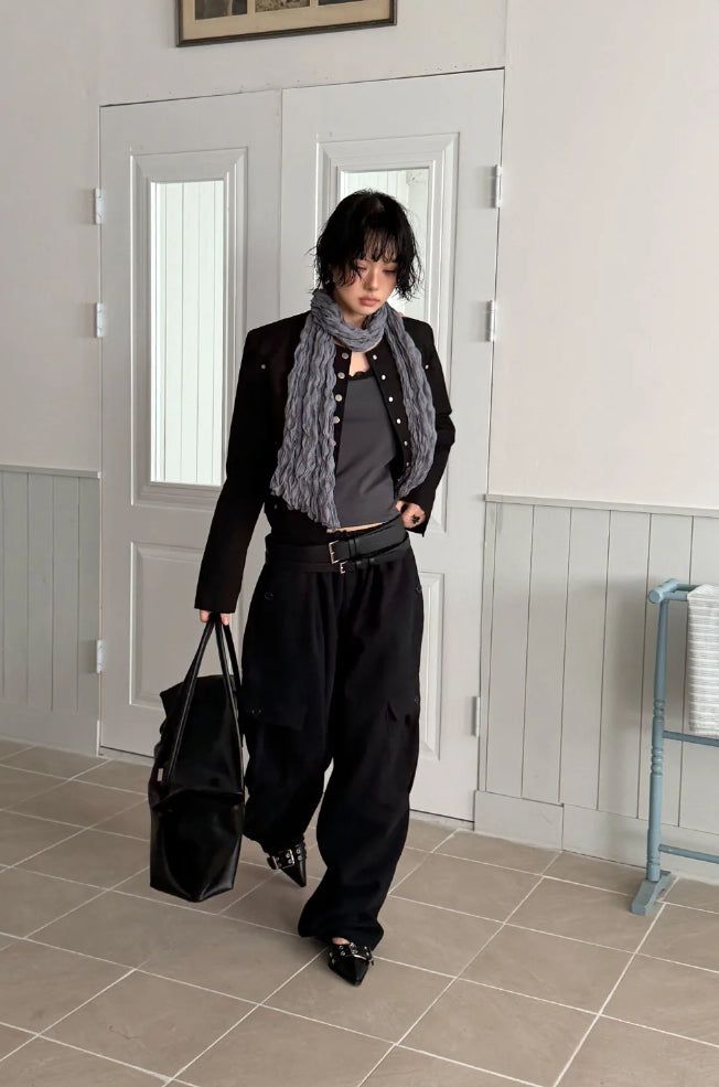 FLUID LEATHER BIG BAG