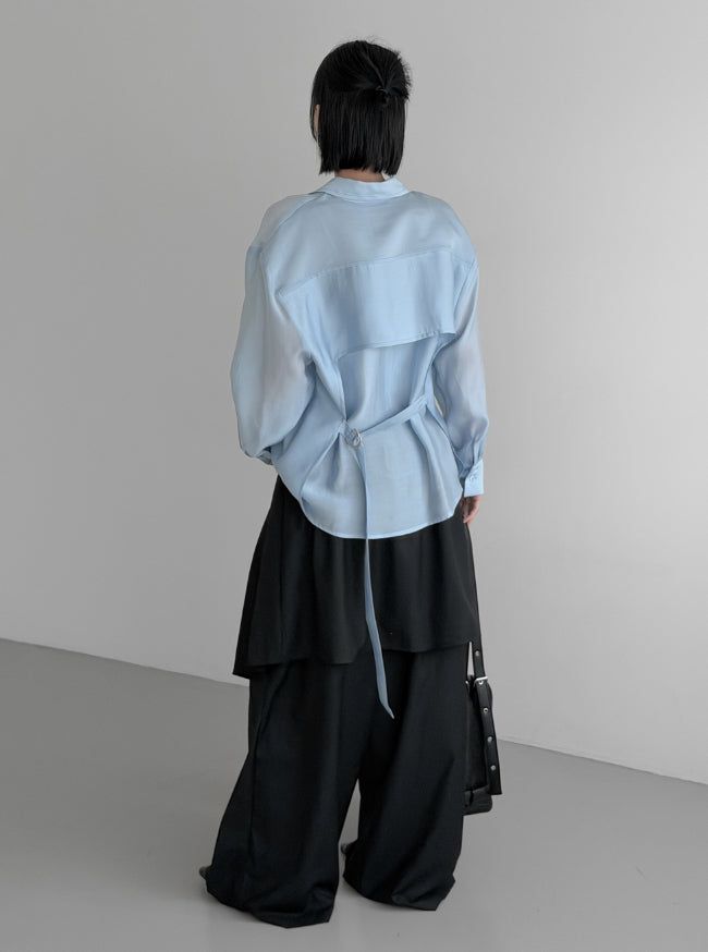 (Unisex) Tre Maxi Strap Wrap Slacks